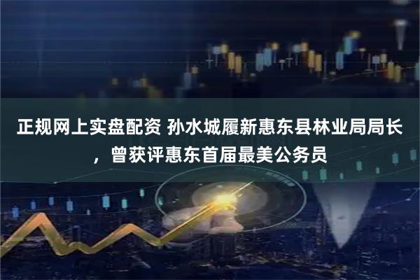 正规网上实盘配资 孙水城履新惠东县林业局局长，曾获评惠东首届最美公务员